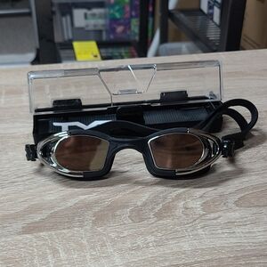 TYR Racetech Reveal Mirrored Racing Swim Goggles